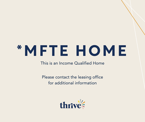 this is an income qualified home please contact the leasing office for additional information mfte